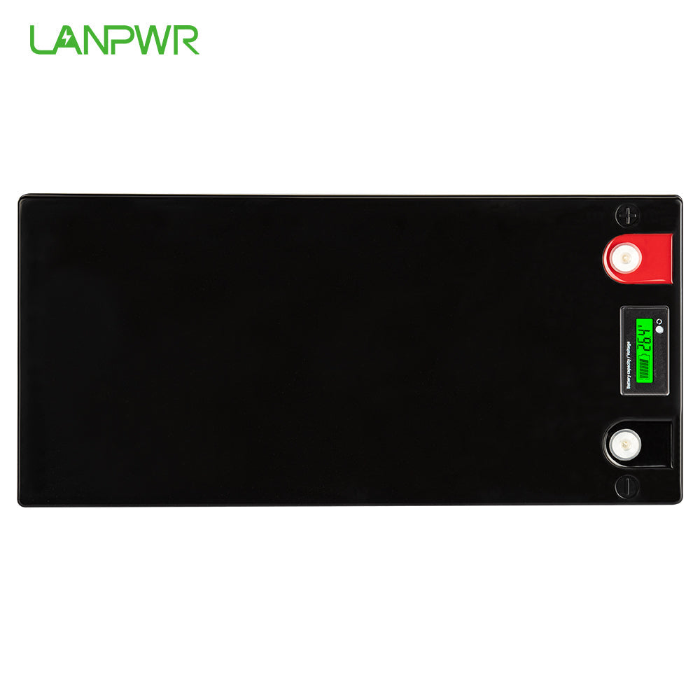 LNApwr 24V 100Ah LiFePO4 Lithium Battery, Built-in 100A BMS, 4000+ Cycles, Max. 2560W Load Power, Perfect for RV, Camper, Solar, Marine, Overland, Van, Off-Grid Applications